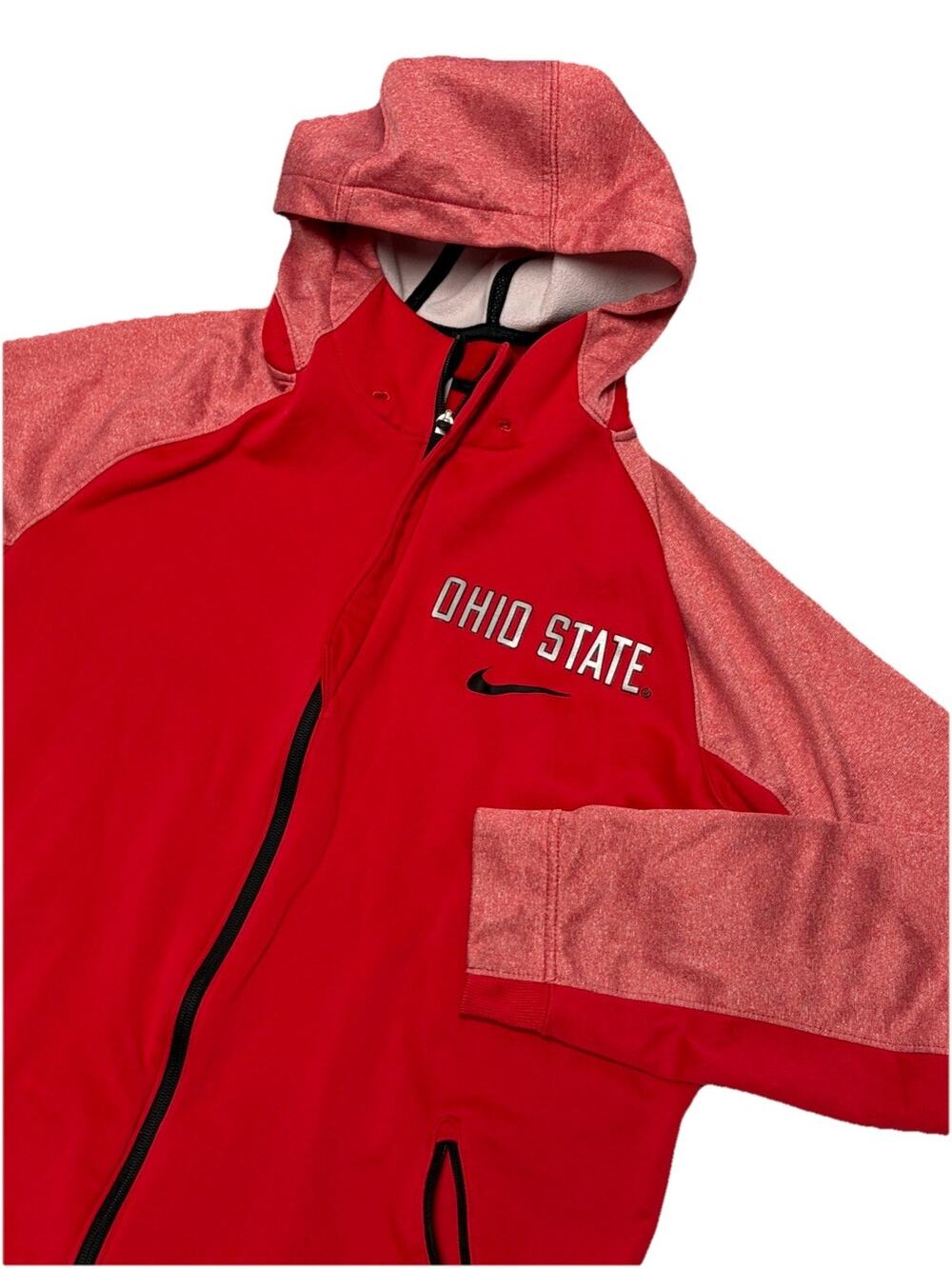 Nike Ohio State Thermal-Fit Elite Full-Zip Fleece -Lined Jacket Hoodie / Size XL